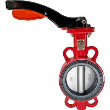 Затвор дисковый поворотный REON Ду100 Ру16 EPDM RSV84RED корпус - чугун, диск - нержавеющая сталь, рукоятка в Новокузнецке