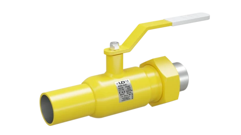 Кран шаровый LD КШЦК Gas 080/070.016.Н/П.02. (приварка/штуцер) стальной ст.20 Ду80/70 Ру16 МПа в Новокузнецке