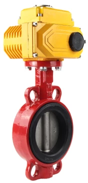 Затвор дисковый поворотный ABRA Ду32 Ру10/16 BUV-VF866D, межфланцевый, корпус - чугун, диск - нержавеющая сталь, с электроприводом, EPDM в Новокузнецке