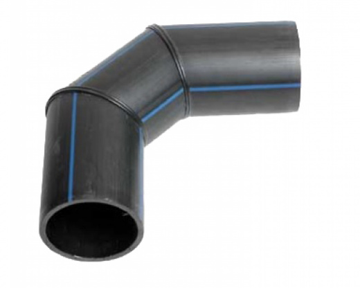 Отвод сварной для труб ПНД ПЭ100 Полипластик SDR17 90 градусов 710 мм в Новокузнецке