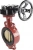Затвор дисковый поворотный ABRA Ду450 Ру16 BUV-VF843D, межфланцевый, корпус - чугун, диск - бронза, редуктор, NBR в Новокузнецке