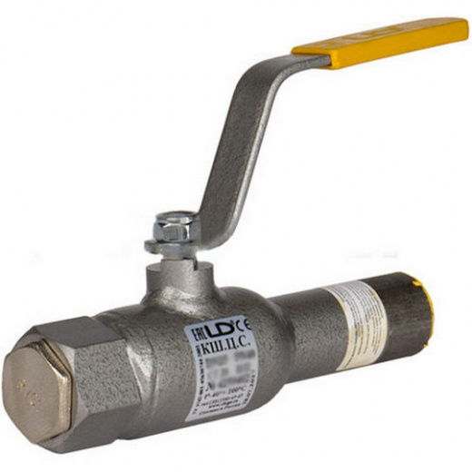 Кран шаровый LD КШЦС Gas 080/070.025.Н/П.03. из стали 09Г2С Ду80/70 Ру2,5МПа в Новокузнецке